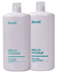 Jeval Hello Volume Fine Hair Shampoo & Conditioner Duo 1 Litre