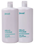 Jeval Hello Volume Fine Hair Shampoo & Conditioner Duo 1 Litre - Beautopia Hair & Beauty
