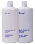Jeval The Purple Stuff Blonde Shampoo & Conditioner Duo 1 Litre - Beautopia Hair & Beauty