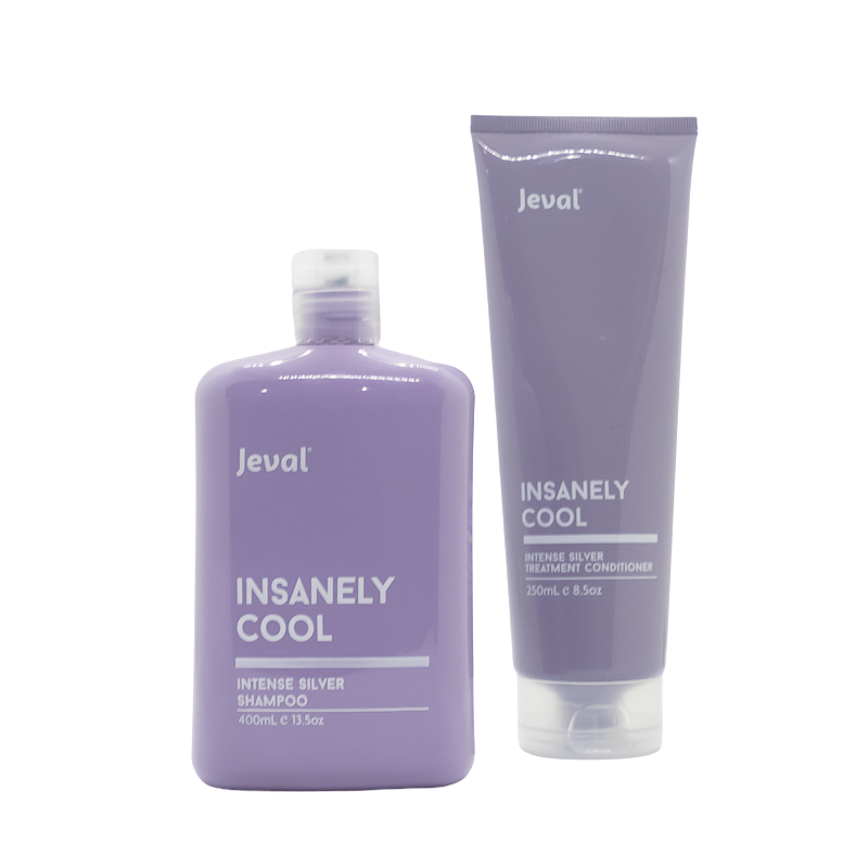 Jeval Insanely Cool Intense Silver Shampoo &amp; Treatment Conditioner